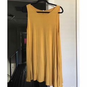 Yellow Piko Dress